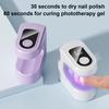 Mini UV Nail Lamp Manicure Lamp Portable Purple Light Nail Lamp for Gel Polish Nail Art Fast Curing Device for Manicure
