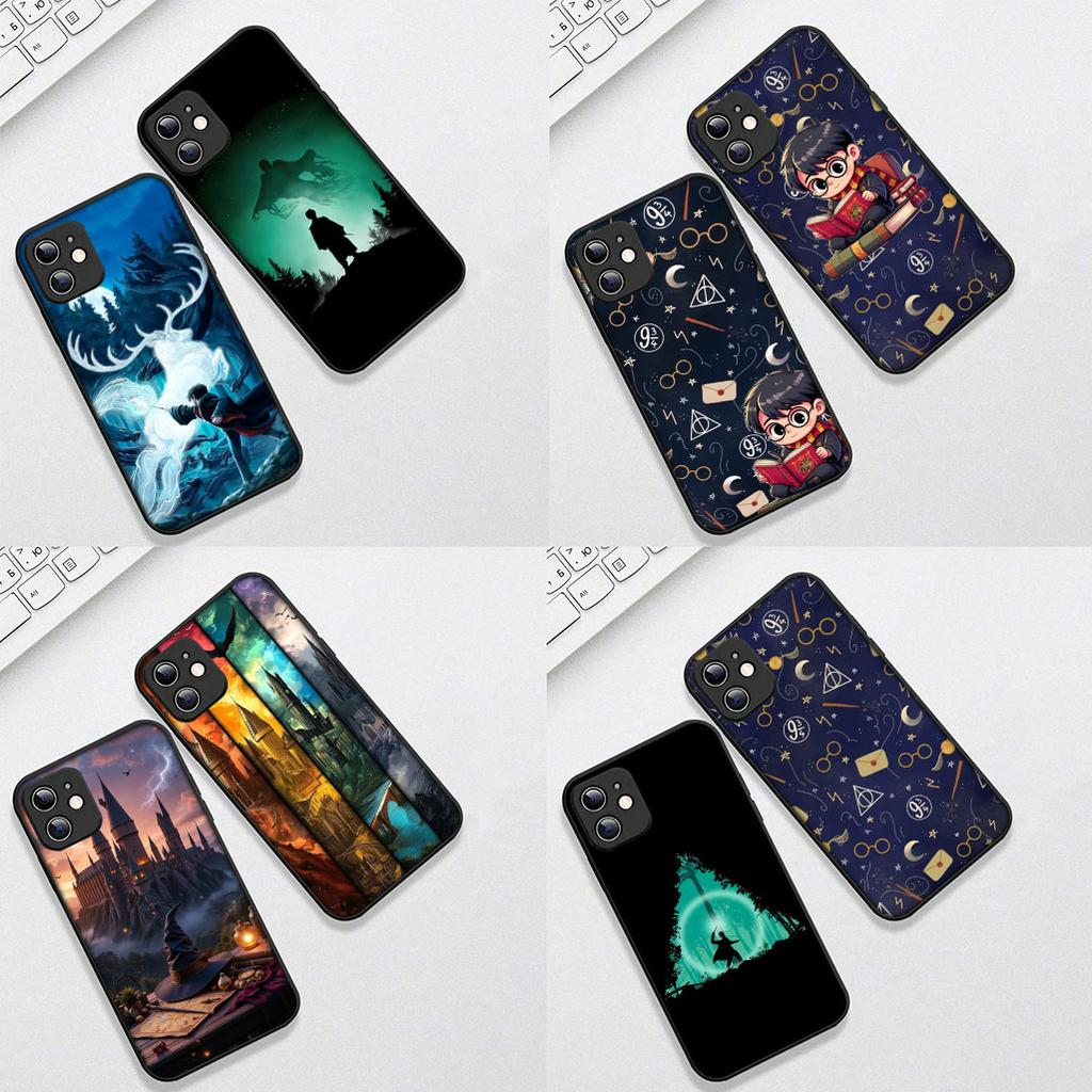 Для Samsung Galaxy S10 S8 S9 Plus A33 A34 A31 70 A71 A72 Note 20 9 8 S10E Чехол для телефона Мягкий чехол Замок Гарри Поттер Палочка Сова