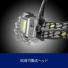 GENTOS LED Headlight, USB Rechargeable (with dedicated rechargeable battery/AA battery), 600 Lumens, NRX-180H COB Light
