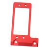 RC Car Rear Servo Seating Replacement for VP Capra F9 Portal Axle 1 10 Aluminum Alloy RC Car Servo Mount Bracket Black