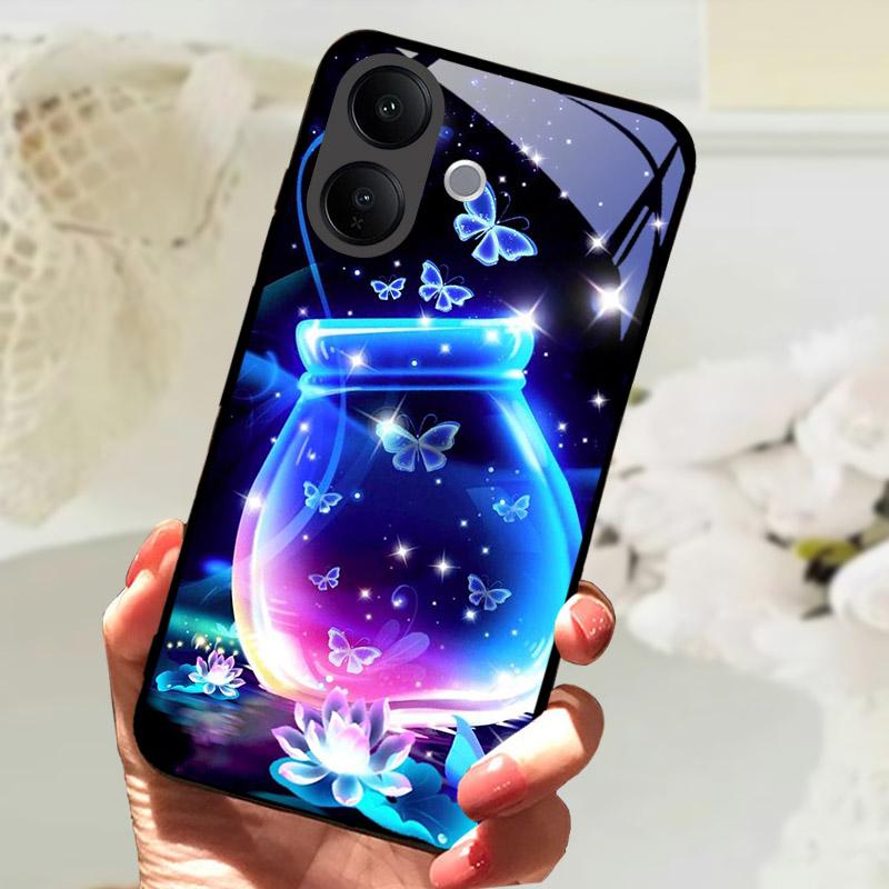 Закаленное Стекло Чехол Для VIVO V60 Lite V60Lite Чехол Для Телефона Крутой Волк Лев Расписной Ударопрочный Чехол Для Vivo V 60 Lite Чехол Funda