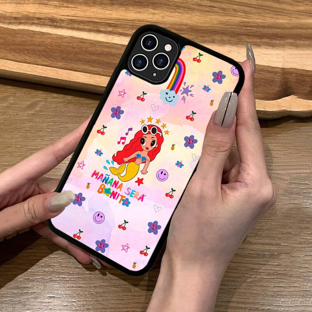 Karol G Manana Phone Case Silicone PC+TPU For For IPhone 11 12 13 14 15 16 Plus Pro Max Cover