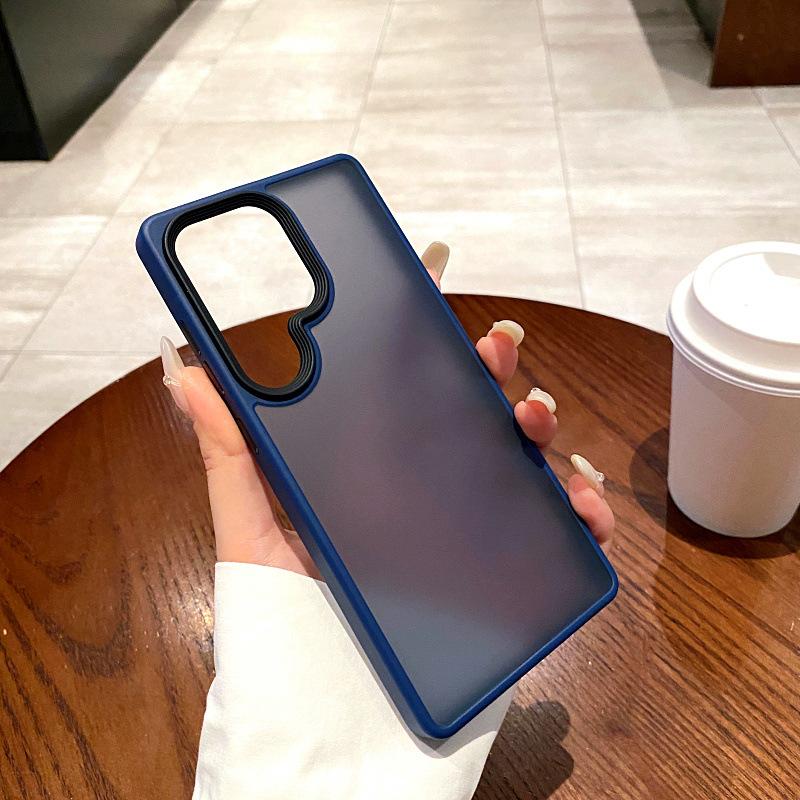 Подходит для чехла для телефона Samsung S25ultra Phantom Матовый на ощупь как кожа S25Plus Противоударный Высококлассный Защита от отпечатков пальцев Чехол S25