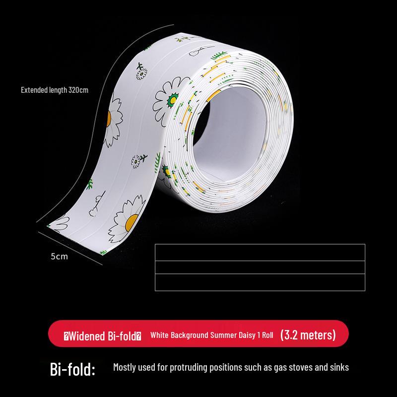 Водонепроницаемая наклейка для швов плитки против плесени для кухни и ванной комнаты