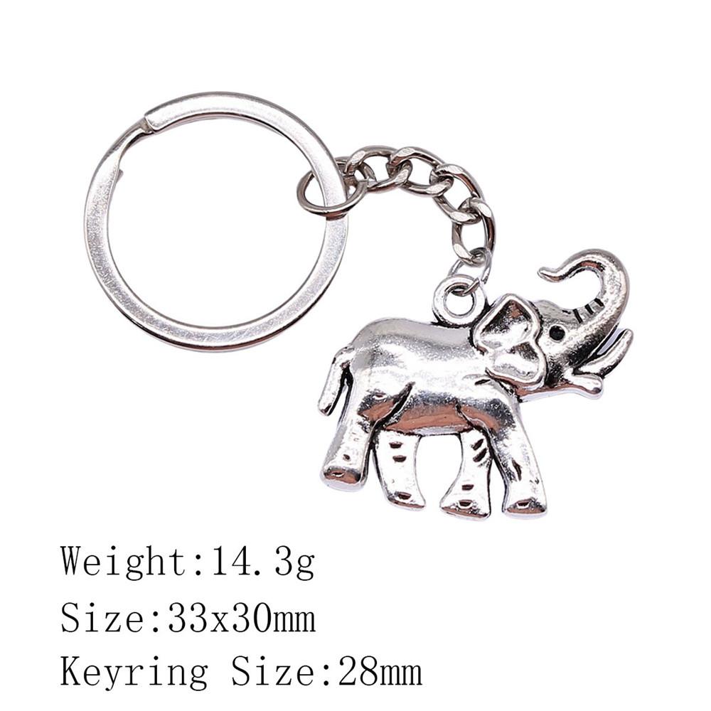 Wedding Anniversary Men Keychain Elephant Key Ring Women's Clothing Chains For Boys