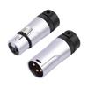 2шт 3Pin XLR микрофонные штекеры мужские и женские аудиоразъемы паяное соединение для чистой передачи звука