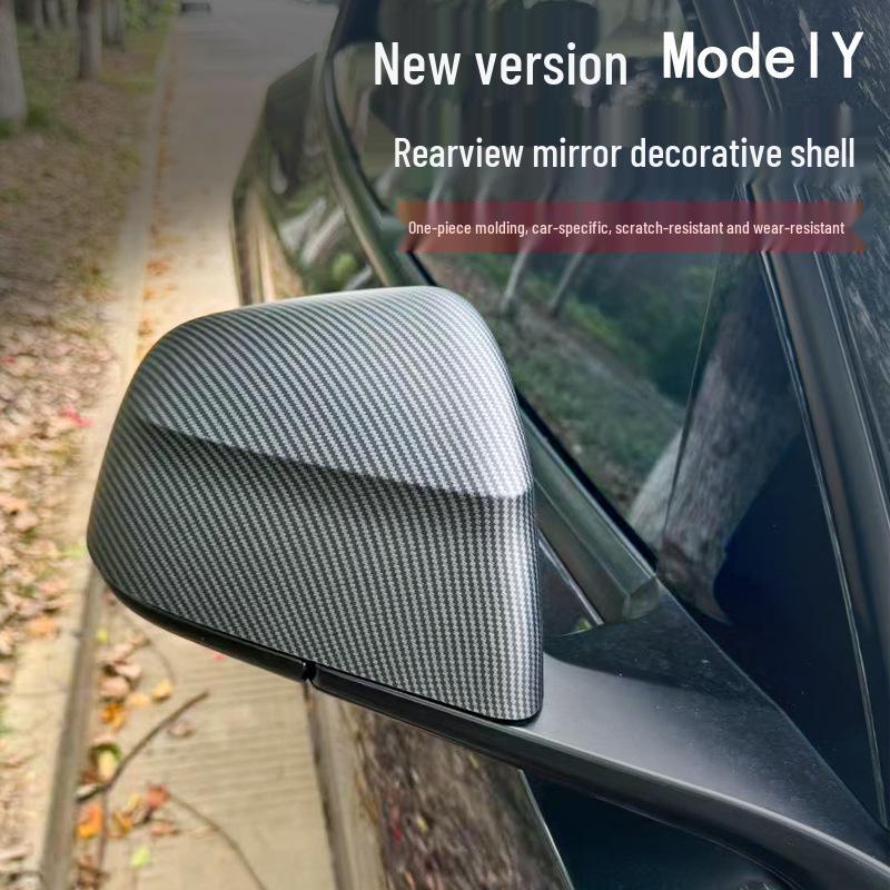 Tesla Model Y Rearview Mirror Protective Decorative Cover Set