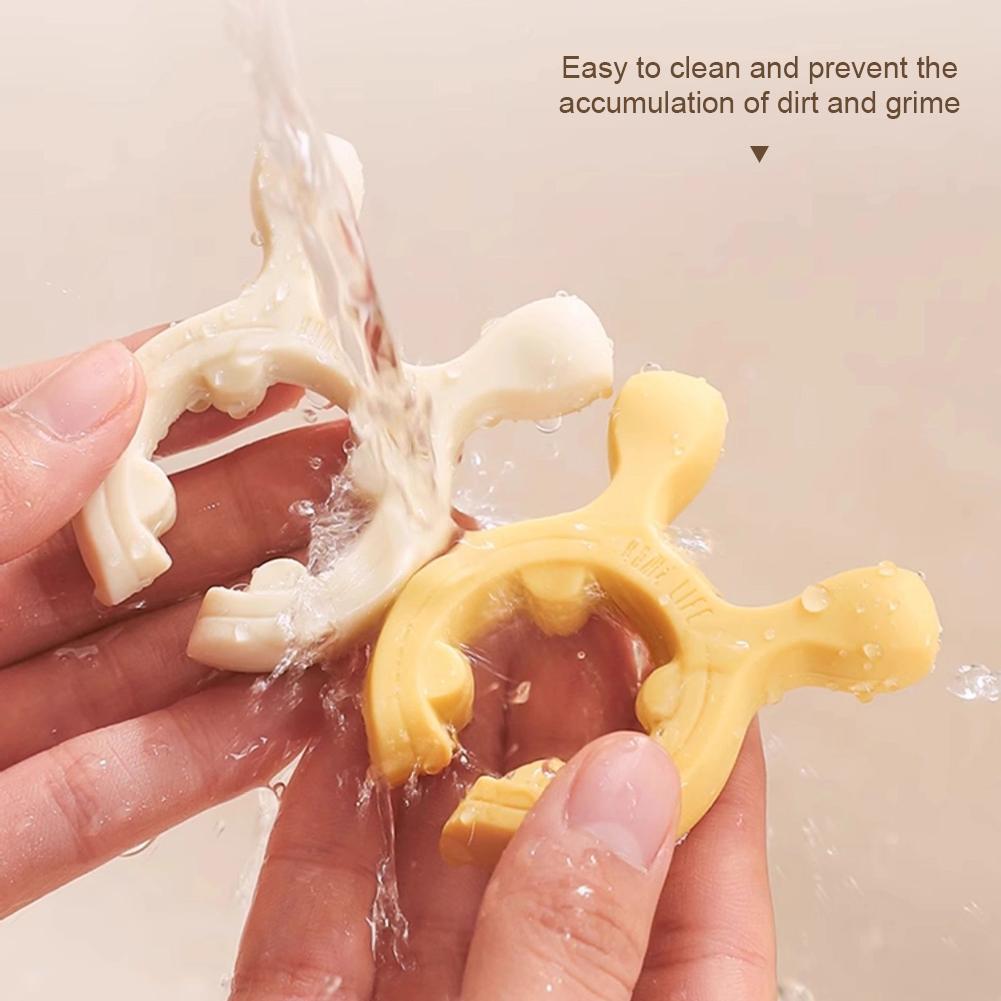 Силиконовая подставка для лопаток в виде оленьих ушей, домашняя кухонная плита, защита от перелива, суповая ложка, кухонная утварь, размещение, защитная подставка для лопаток, мобильная стойка для хранения