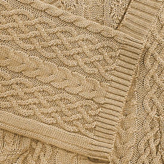 Women Sweater Coat V-Neck Long Sleeve Buttons Closure Cardigan Jacket with Pockets Solid Color Twist Texture Knitting Coat