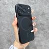 New model Pure Color Liquid for  Magnetic Wireless Charge Case for For Iphone 17 16 15 14 13 Pro Max Lens protector Cover