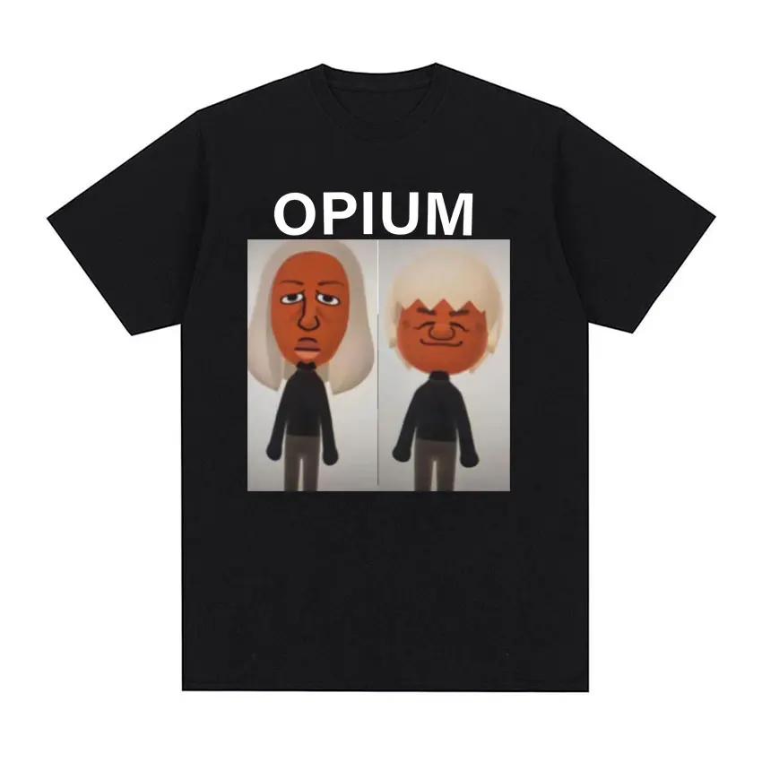 Футболка с мерчем рэпера Кена Карсона Opium для тура, футболка Playboi Carti Ken Carson AGC для альбома, мужская женская футболка в стиле хип-хоп, уличная одежда