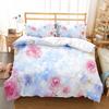 Романтичный пододеяльник с розами Twin Queen Floral Set Beds Microfiber Blossom Flowers Quilt Cover For Valentine's Wedding Decor