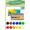 Acrylic Paints 12/18/24 Colors Professional Brush Set 12ml Tubes Artist Drawing Painting Pigment Hand Painted Wall Paint DIY