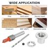 Adjustable Shank Countersink Drill Bit Wear Resistant Chamfer Tool  Screw Chamfer