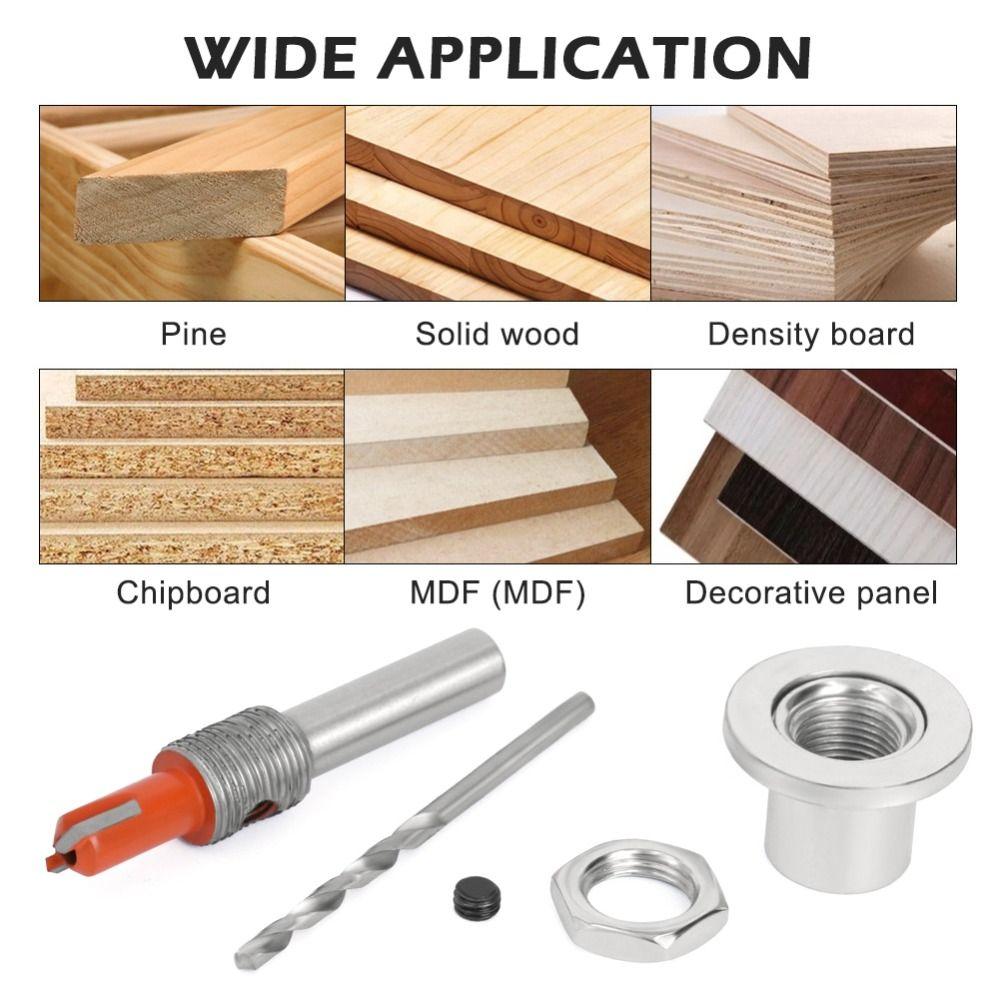 Adjustable Shank Countersink Drill Bit Wear Resistant Chamfer Tool  Screw Chamfer