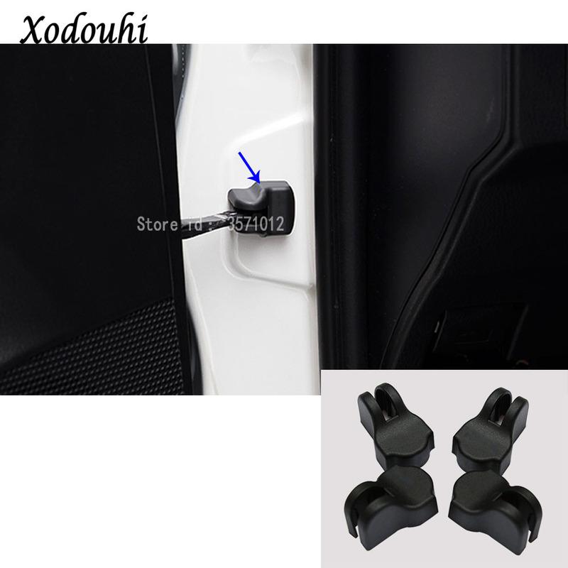 For Toyota RAV4 Anti Rust Water Proof Door Lock Key Keys Plastic Buckle Limit Device Trim Hoods 4PCs