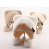Plush Winter Baby Hat Pompom Ear Protection Warm Knitted Beanie Cap