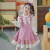 Стильное осеннее платье принцессы с бантом 2024 года для маленьких девочек — идеально для дней рождения