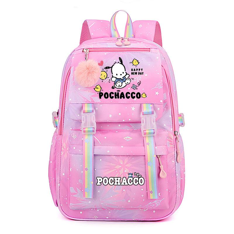 Pochaco Pacha Dog Cartoon Cute Backpack Sweet School Style Schoolbag