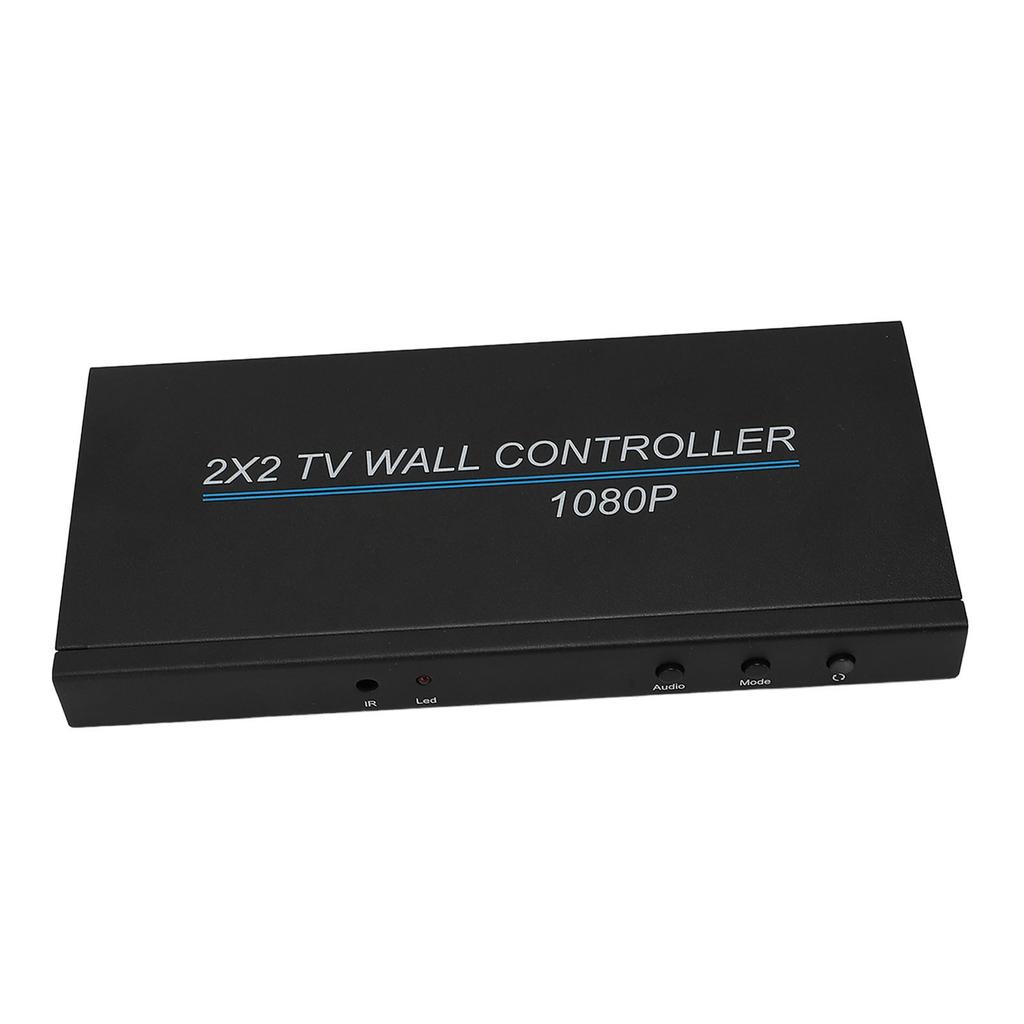 Контроллер видеостены с пультом дистанционного управления 1920x1080P 60 Гц Процессор ТВ-стены для соединения 4 ТВ-дисплеев