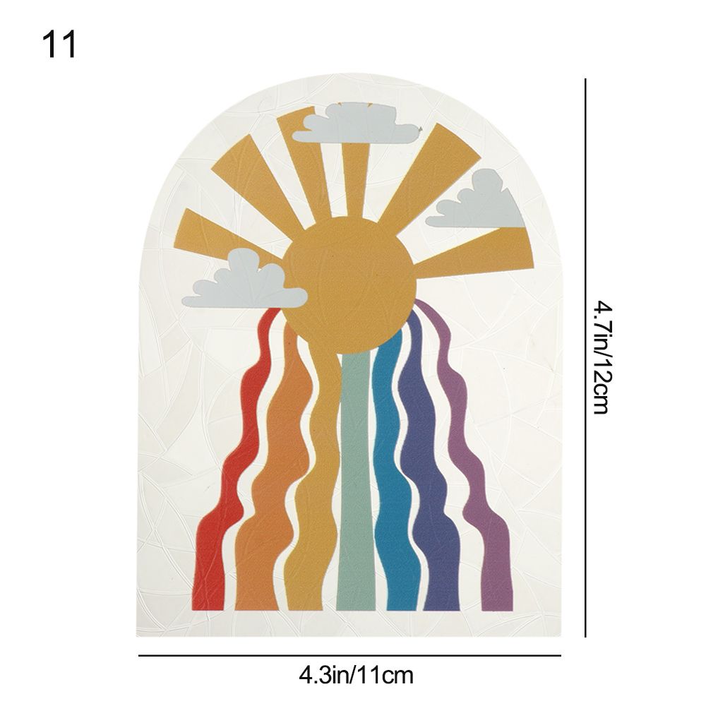 Interesting Window Decal Bedroom Decoration Wall Stickers Rainbow Maker Mirror Sticker Sun Catcher