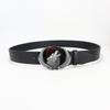 Ремень из джинсовой ткани Western Skull Head Wolf Head Celtic Vintage для мужчин и женщин Street Niche Punk Leather