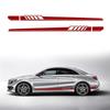 2 шт. боковые полосы автомобиля боковые полосы юбки графические виниловые наклейки наклейки гоночные спортивные автомобили кузов DIY обертывание автомобильные аксессуары