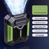 Portable Rechargeable Waist-Hanging Electric Fan: Large Capacity, Strong Wind, Outdoor Cooling