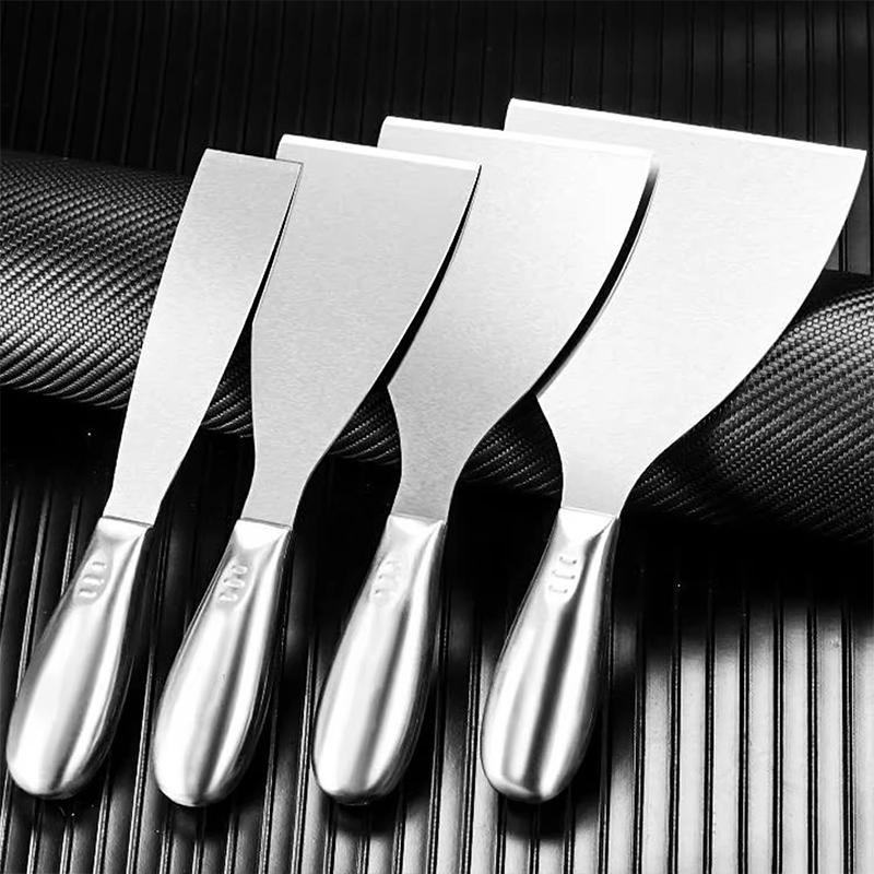 1 Pcs Drywall Finishing Professional Grade Putty Blade for Scraping Paint Premium Polished All-Stainless Steel Scraper Tool