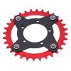 104 BCD 32T Chainring 104BCD Sprocket Adapter 32T Positive Negative Tooth Plate Conversion Base Set for Bafang Mid Drive Motor