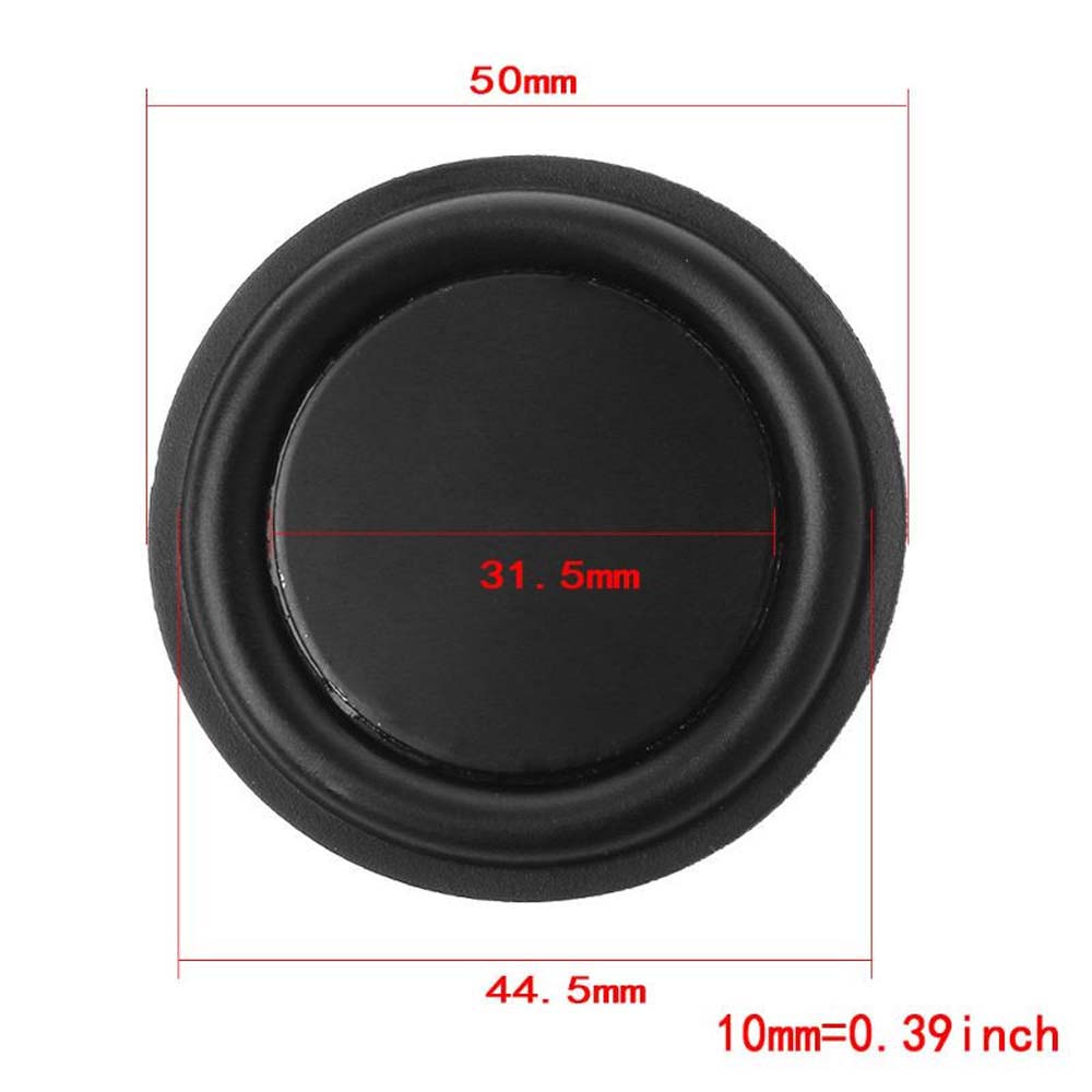 40mm Home Theater Subwoofer Speaker Passive Radiator Bass Rubber Speaker Vibration Membrane Woofers