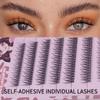 Self Adhesive Press On Lashes No Glue Needed Self Adhesive Lash Clusters  for Beginners
