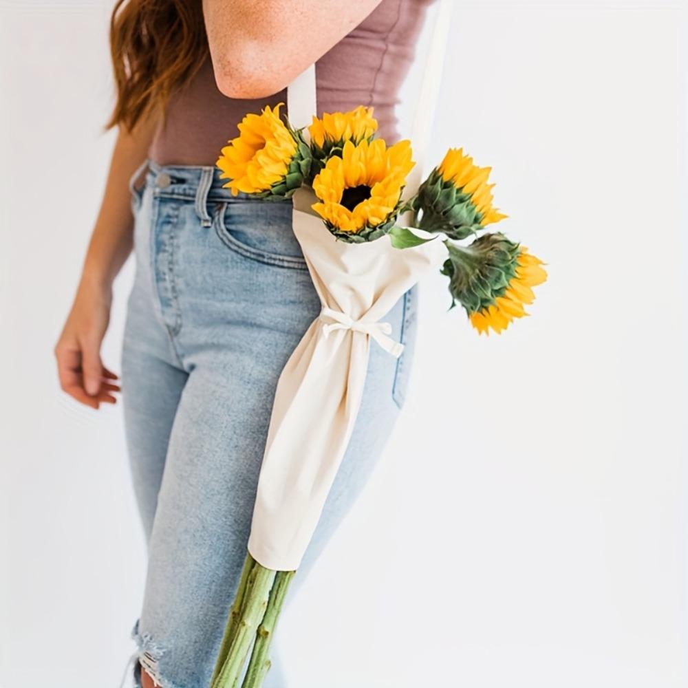 Thickened Flower Wrapping Bag Hanging Flower Cloth Tote Bouquet Packaging Bags Gift Giving