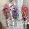 10pcs Transparent Flower Packaging Bags Romantic Flower Arrangement Bags  Flowers Wrapping Gift