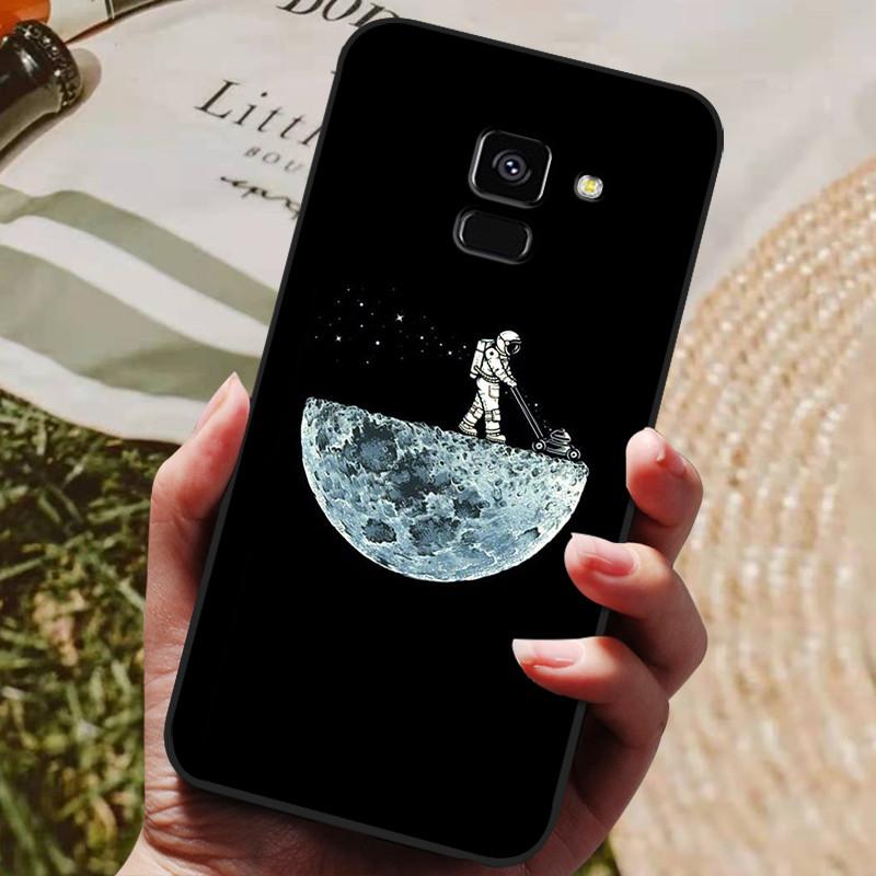 Для Samsung Galaxy A8 2018 A530 A530F Чехол Силиконовый Мягкий ТПУ Чехол для телефона Для Samsung A8 Plus 2018 A730 A730F Чехол Черный Coques