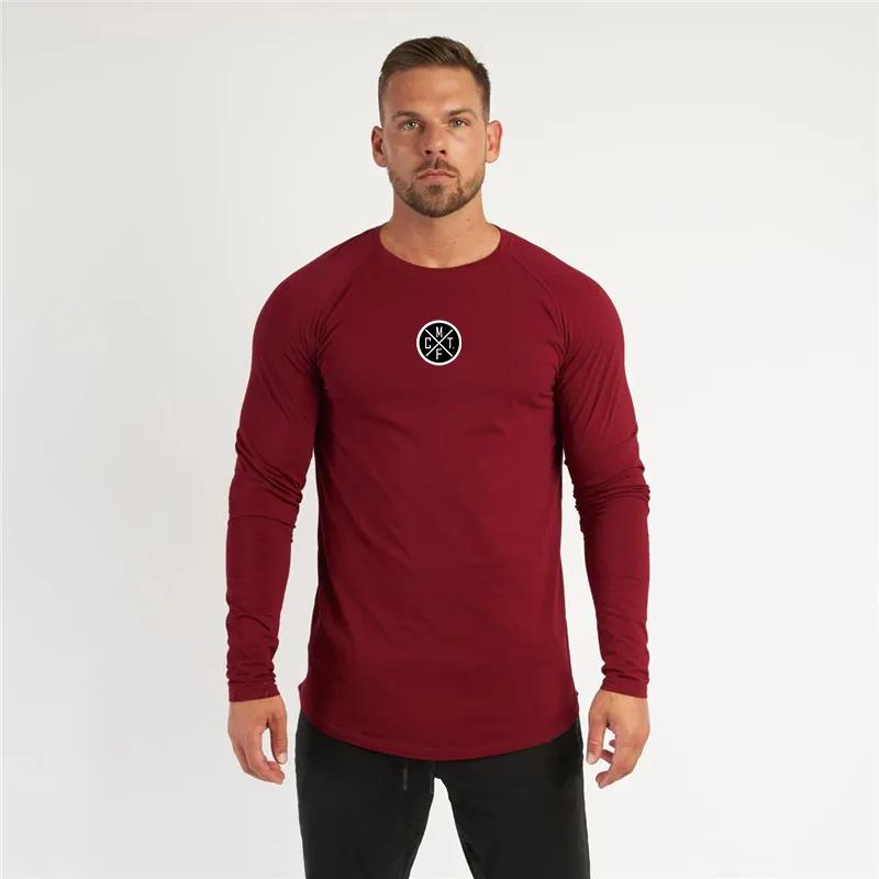 Брендовая мужская компрессионная футболка Do The Work Slim Fit для тренажерного зала, спорта, фитнеса, бодибилдинга, повседневная модная осенняя дышащая хлопковая футболка с принтом