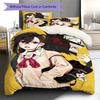 DAN DA DAN Pattern Bedding,Quilt Set Quilt Cover Pillowcase Home Birthday Gift (1 * duvet cover + 2 * pillowcase, without core)
