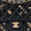 CHANEL Classic Flap CF Lambskin Shoulder Bag, Crossbody Bag Women's Black A01112-B05518-94305