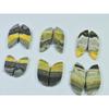 18-28 MM Natural Bumble Bee Jasper Pair Fancy Cabochon Gemstone 6 Pair Lot C-749