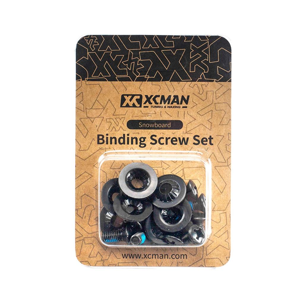Комплект креплений для сноуборда XCMAN из 8 штук с шайбами и винтами,