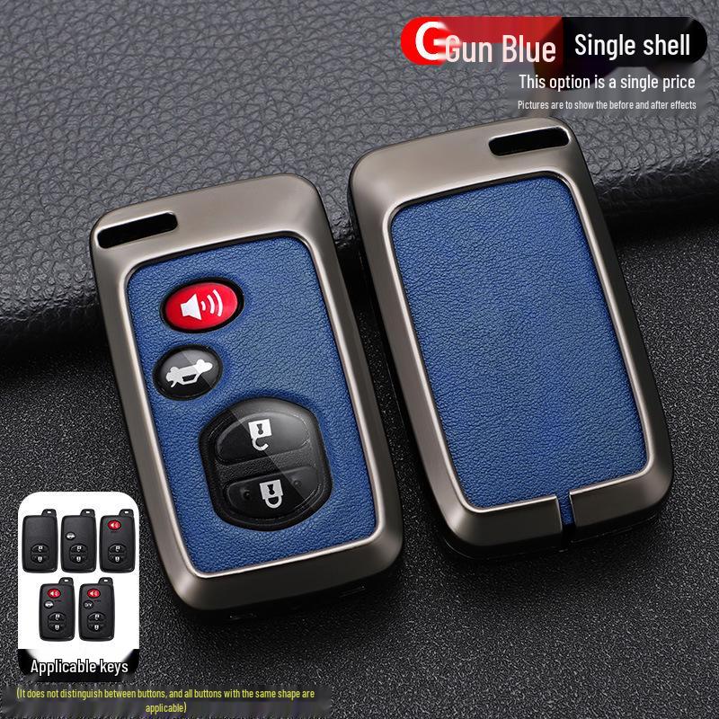 Совместимый чехол для ключа для моделей Toyota: Corolla, Levin, Camry, Highlander, RAV4, Crown, CHR, Reiz