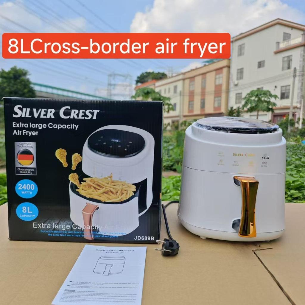 Многофункциональная фритюрница Smart Touch Air Fryer объемом 8 л — электрическая духовка большой вместимости для картофеля фри