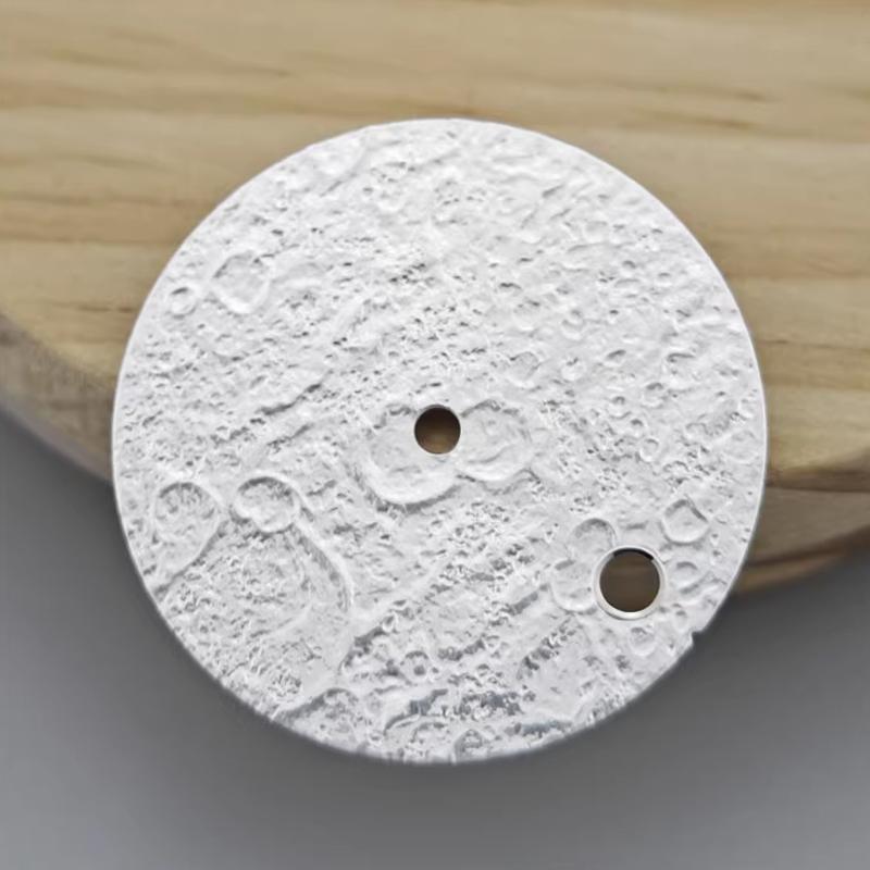 28,5 мм Циферблат NH35 3D Лунный узор Черный/Серебристый Белый/Серый Циферблат для Механического Механизма NH35 NH36 Аксессуары