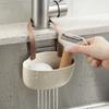 Kitchen Sink Sponges Holder For Bathroom Soap Dish Drain Water Basket Drying Rack Kitchen Sink Storage Organizer