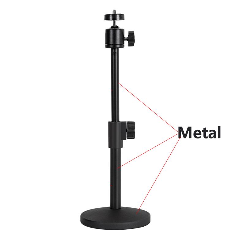 Desktop Webcam Support Stand Metal Desk Tripod for Web Camera Mount Base Webcam Tripe Tripie Stative for Logitech Streaming
