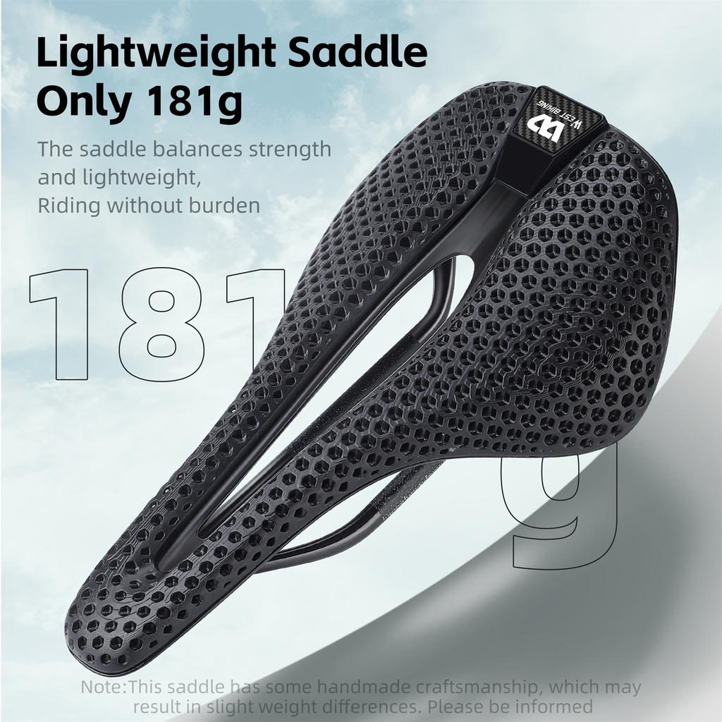 3D-печатное велосипедное седло из углеродного волокна, легкое, комфортное, дышащее, амортизирующее велосипедное сиденье