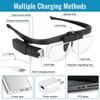 Headband Magnifier Glasses Led Light Magnifying Eyeglass 1.5x 2x 2.5x Magnifiers Lenses Eyewear For Watch Repair Reading Sewing
