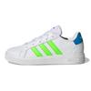 Neo Grand Court 2.0 K Synthetic Leather Comfortable Low-Top Sneakers Kids Sneakers White Green GW6505