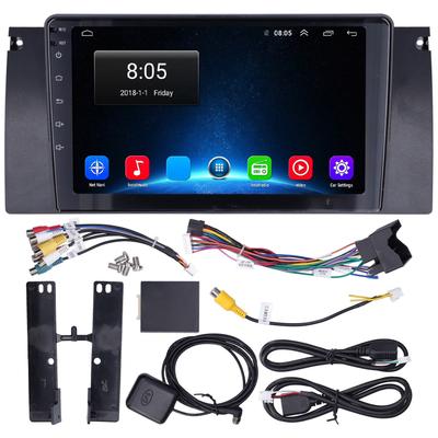 9-дюймовый автомобильный мультимедийный плеер с GPS-навигацией для Android 10.0, WiFi, сенсорный экран. Подходит для 5 серии E39 1996-2001, старый 17-контактный