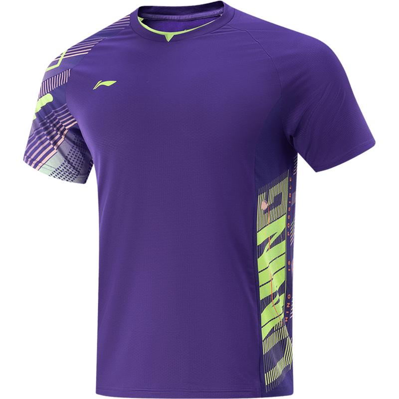 Li-Ning Унисекс Быстросохнущая футболка для настольного тенниса